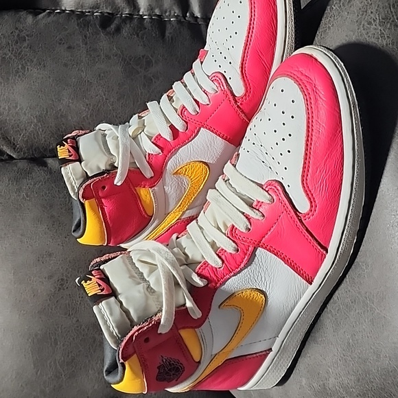 Nike Air Jordan 1 Fusion Red Size 10 - Picture 2 of 9